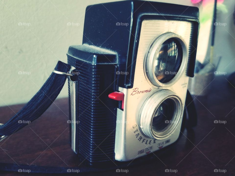 vintage camera.