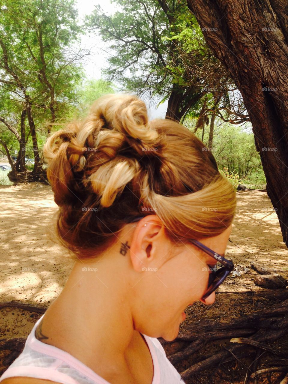 Beach hair. Beach hair bride