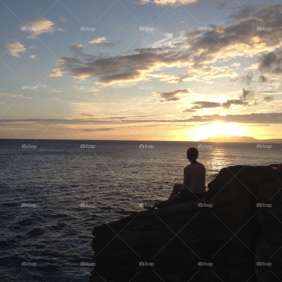 Sunset, Dawn, Backlit, Water, Dusk