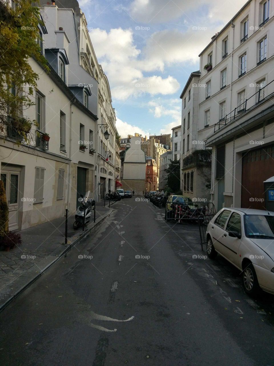 City street Paris France