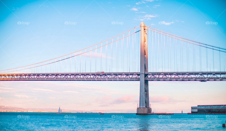 Bridge sunset