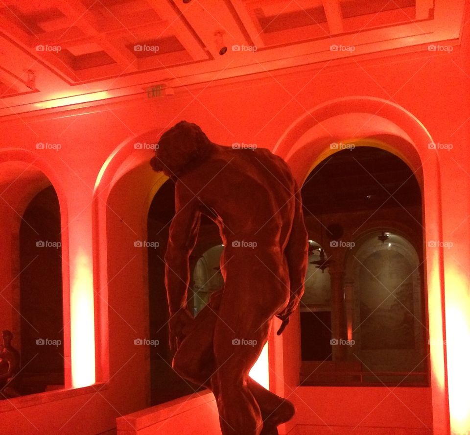 Rodin sculpture in the Nelson Atkins Museum of Art