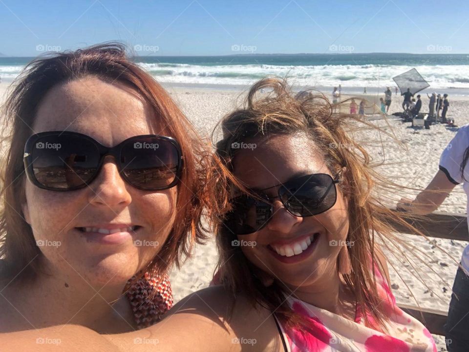 Windswept on the beach 