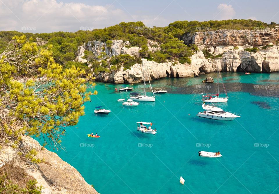 Menorca island view 