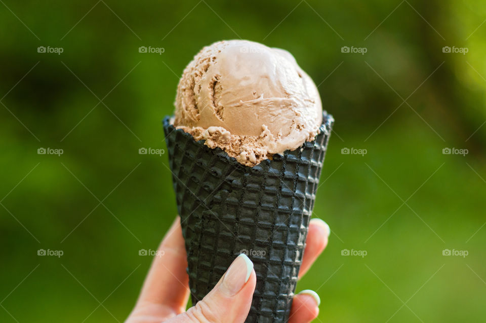 Chocolate ice cream 