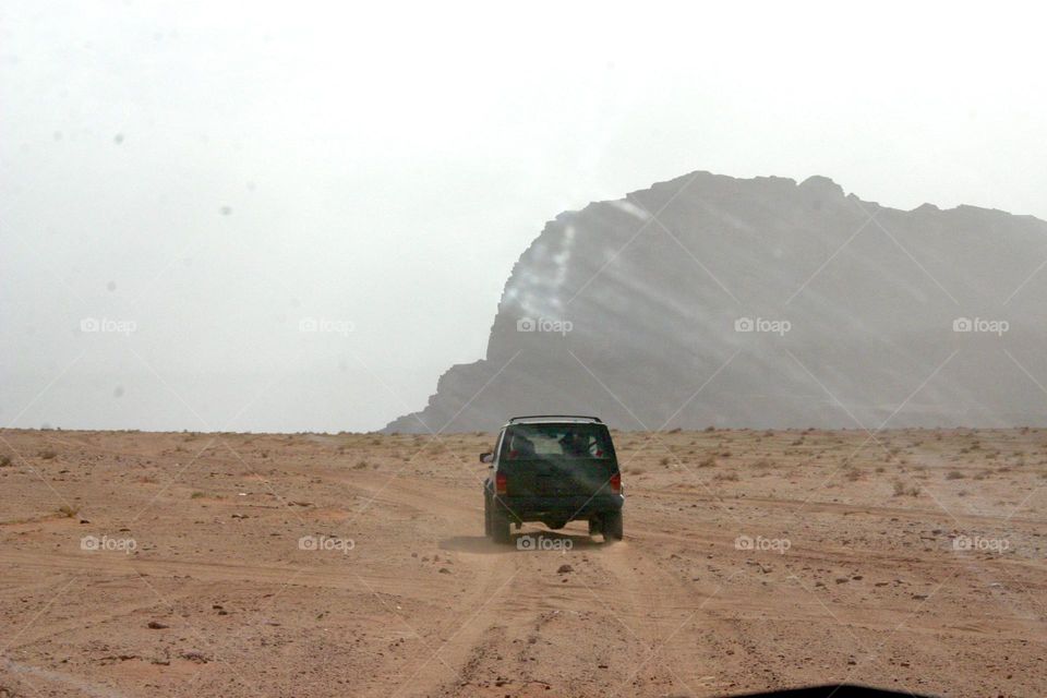 Road trip on Wadi Ram desert 