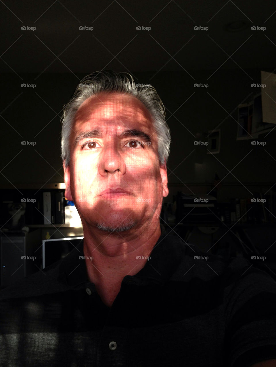 Selfie . Man self portrait