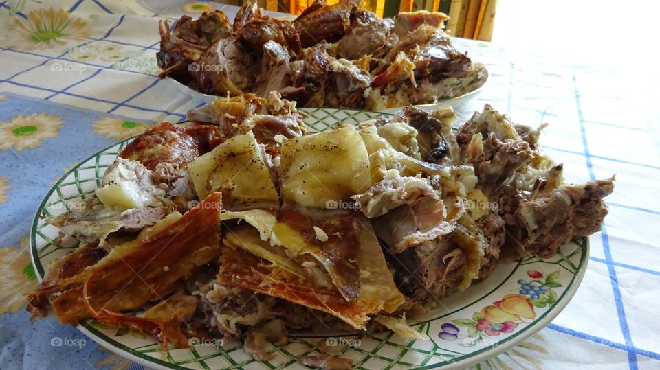 traditional lamp for easter