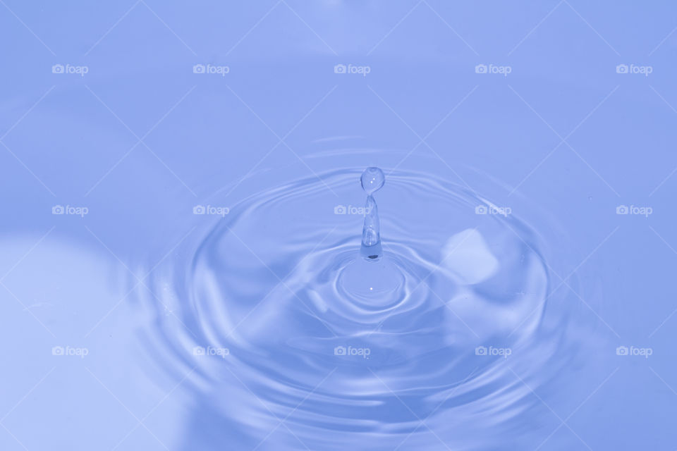 Water splash. Blue water splash, nature photo