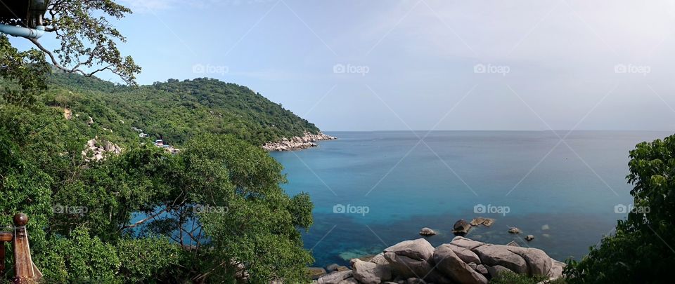 seascape at Hin Wong bay, Koh Tao Island, Thailand 10.08a.m. 09/10/2015