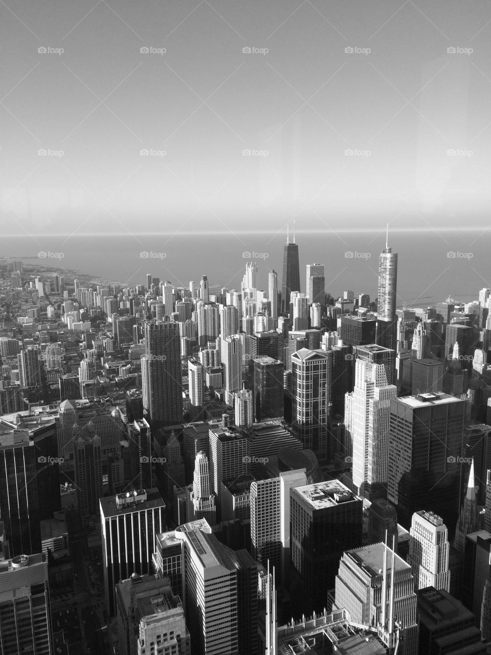 Eagle eye view of Chicago