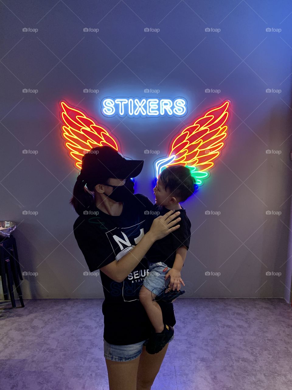 The real side of parenthood is to look into each other and feel like yourself again