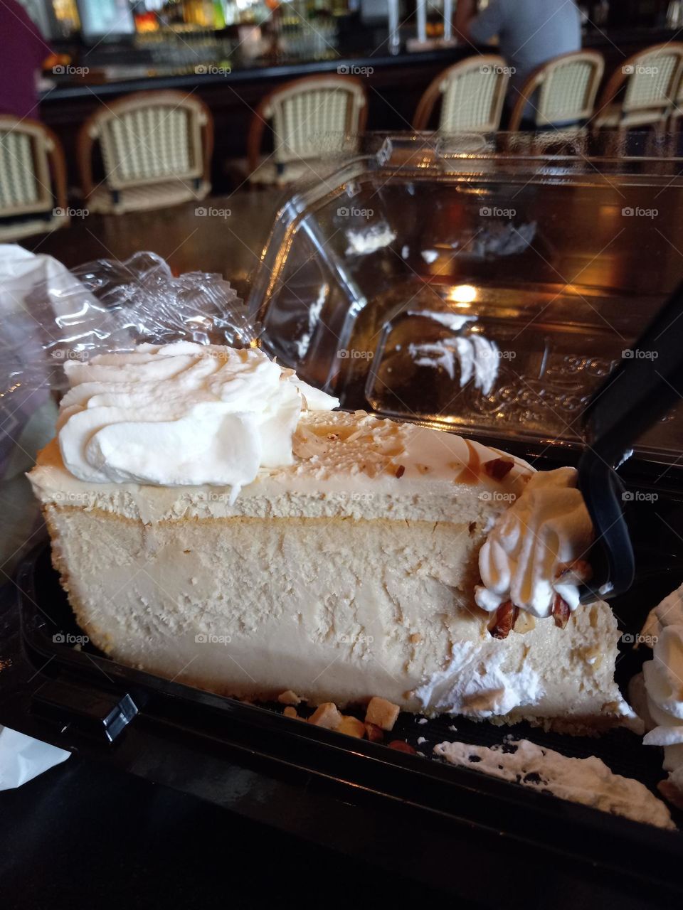 slice of cheesecake