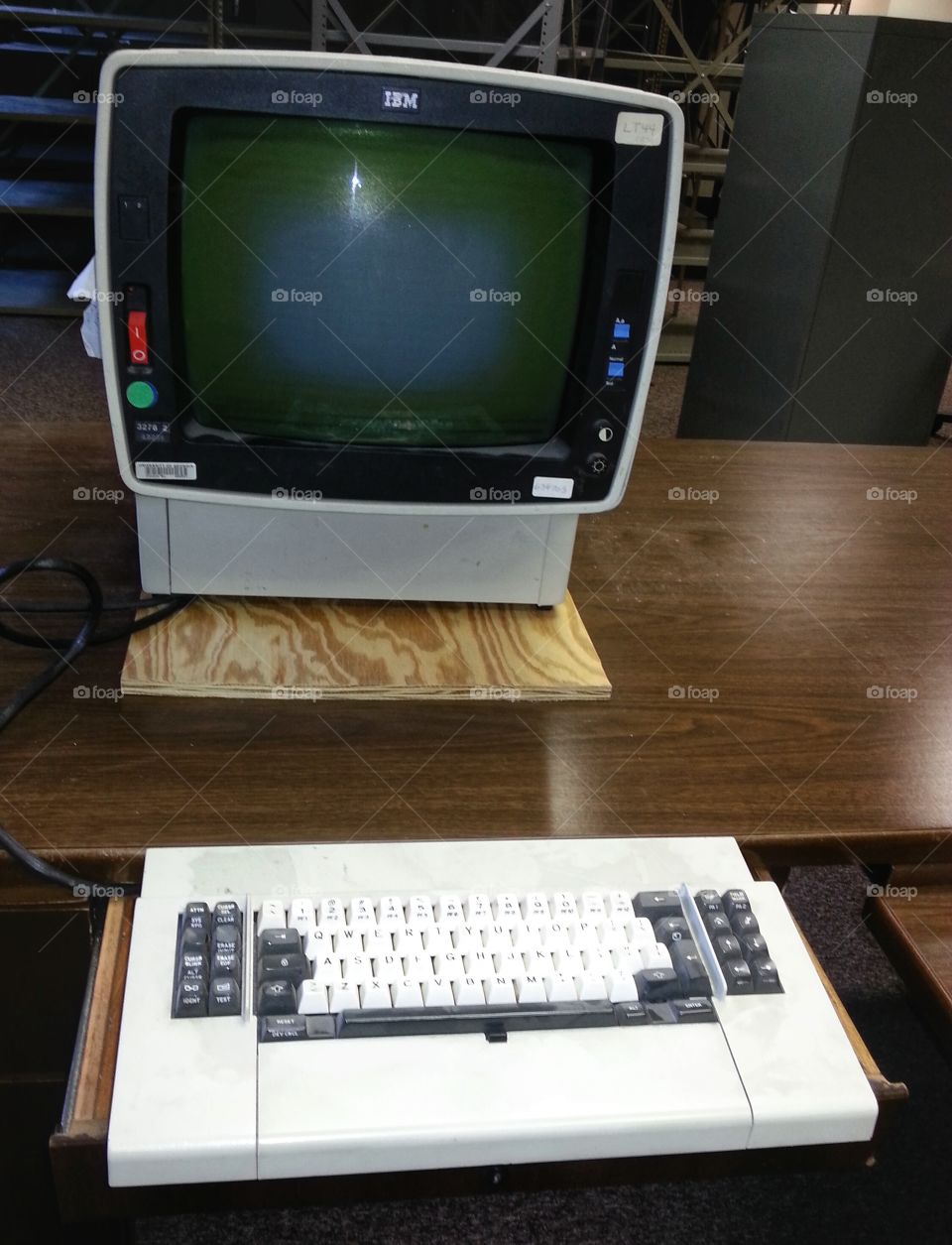 IBM. vintage computer found at work 