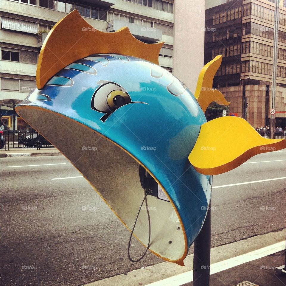 Public fish phone