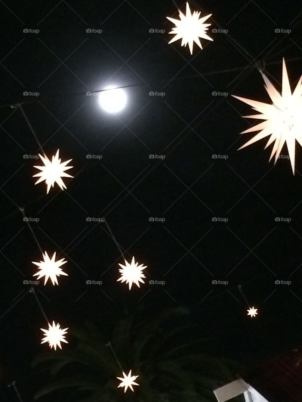 Full Moon and Stars