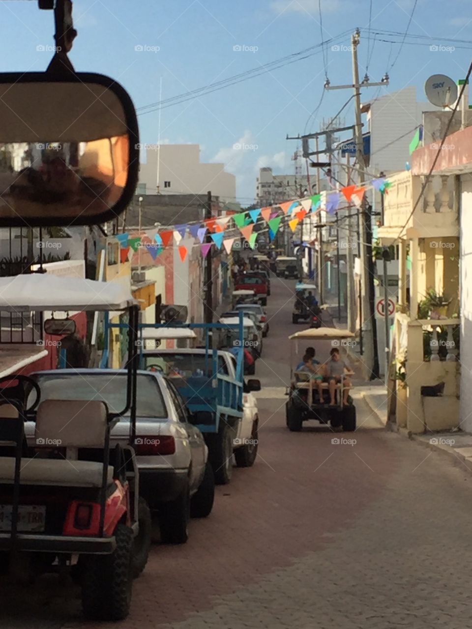 The streets of Isla Muejeres 