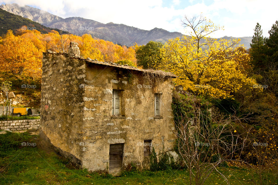 Old stone house. 