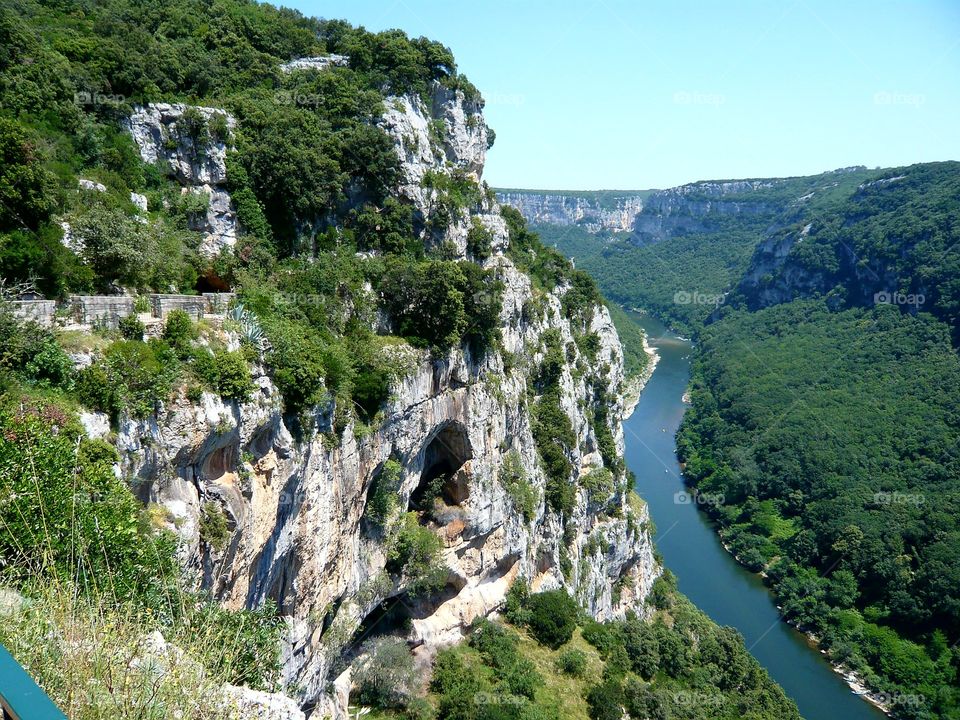 canyon Ardèche France