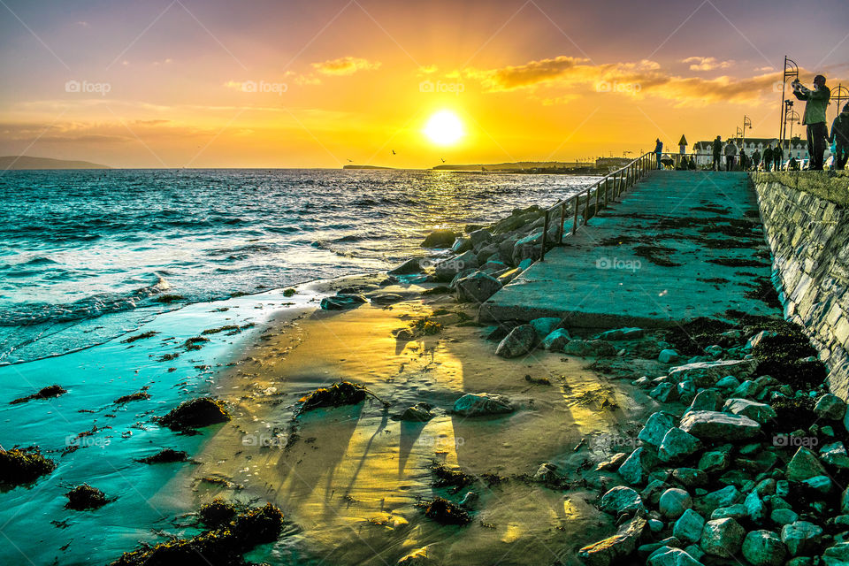 Sunset at Salthill