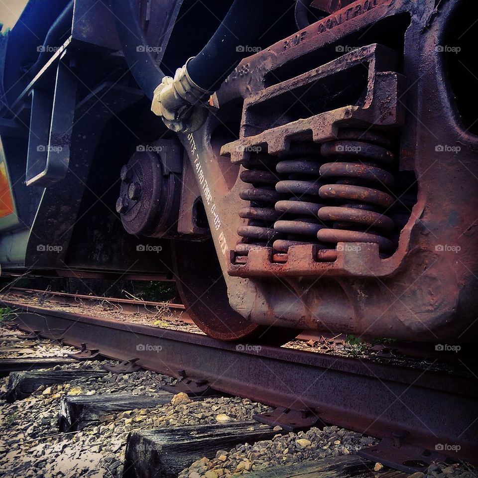 Rusty Train Spring 
