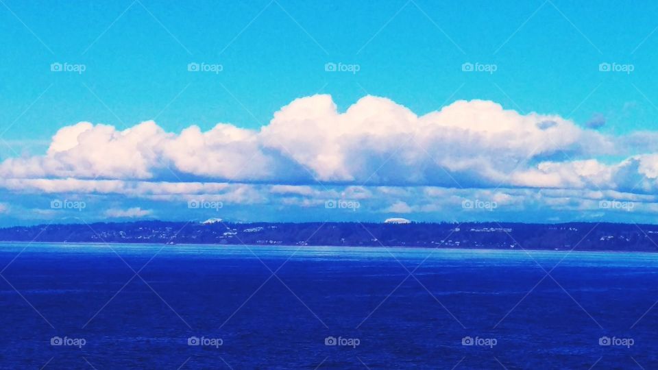 Clouds over Puget Sound