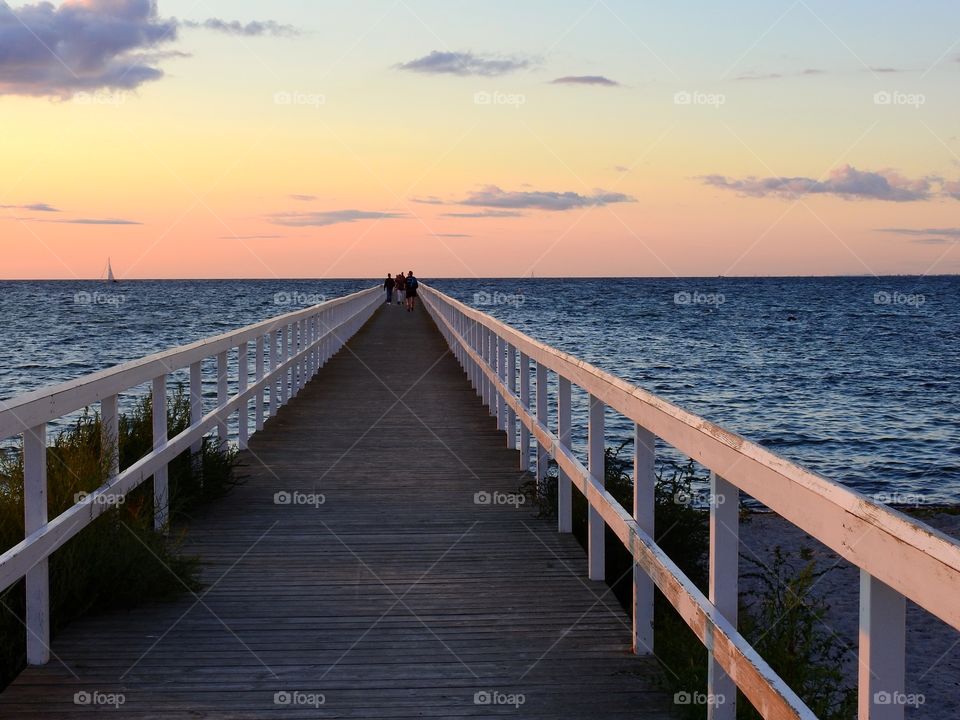 Jetty in dusk