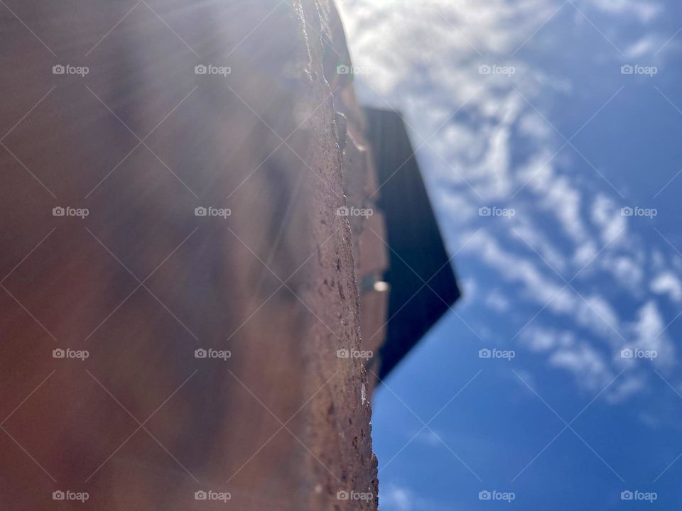 Close up of lighthouse 