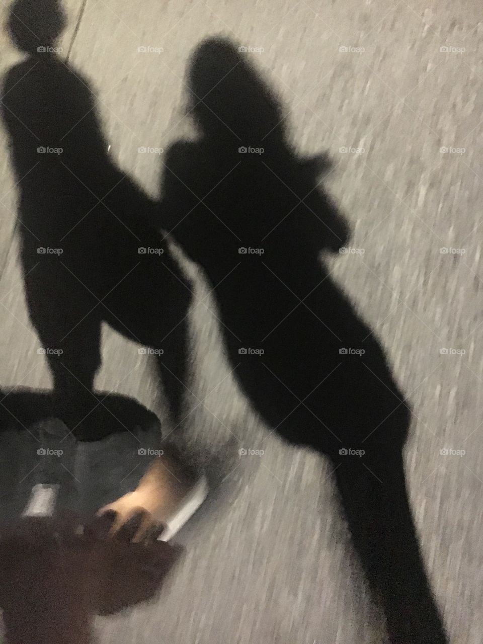 Shadows and Holding Hands 