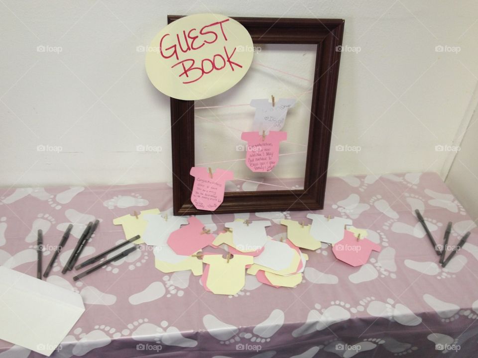 Guest Book for Baby Shower