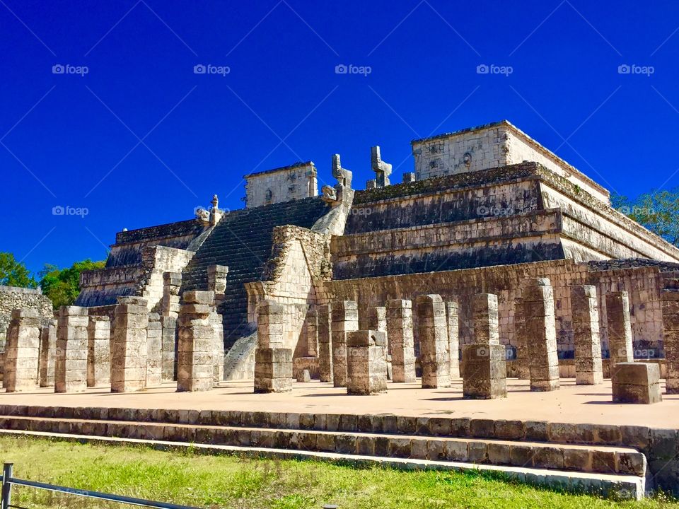 Mayan temple in Chichén Itzá, Mexico.