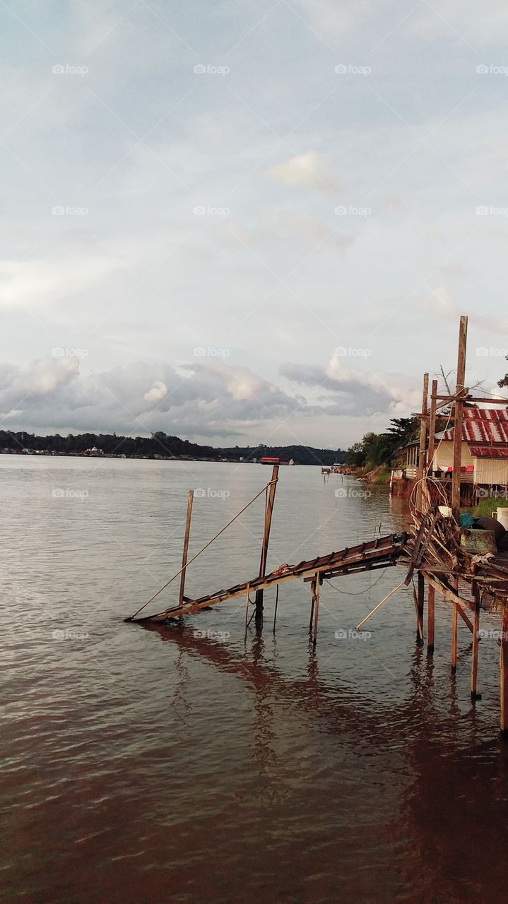 mahakam river, east kalimantan indonesia