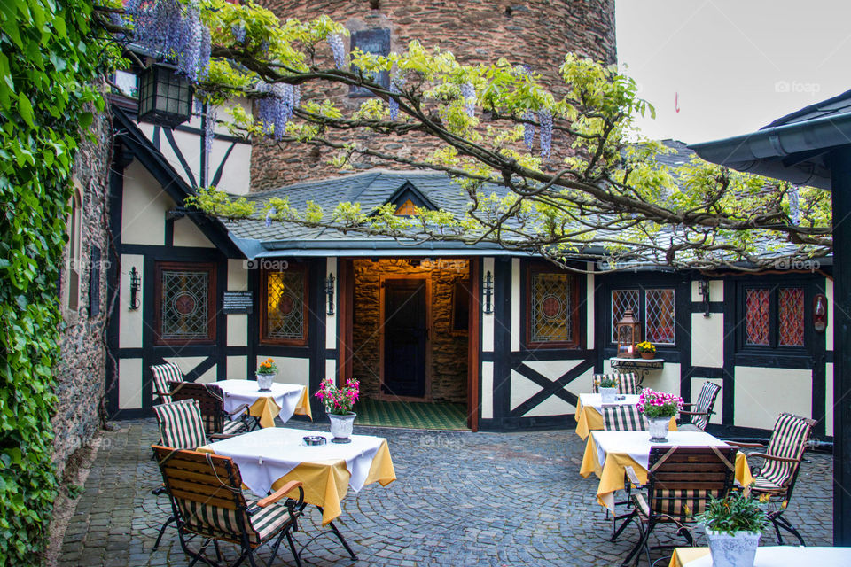 Castle courtyard 