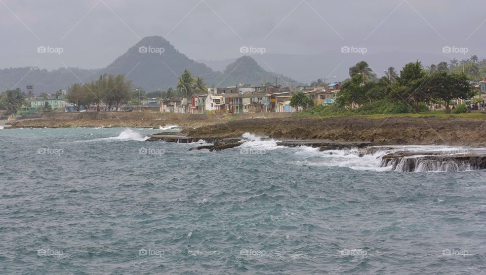 Cloudy Day In Baracoa,Cuba