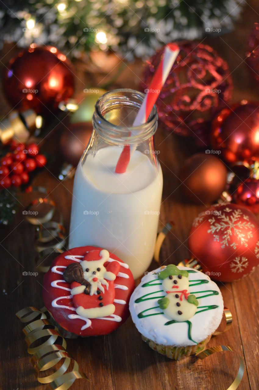 Preparing snacks for Santa