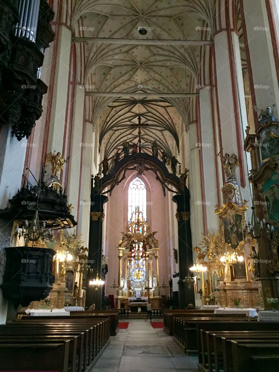 Church interior decoration 