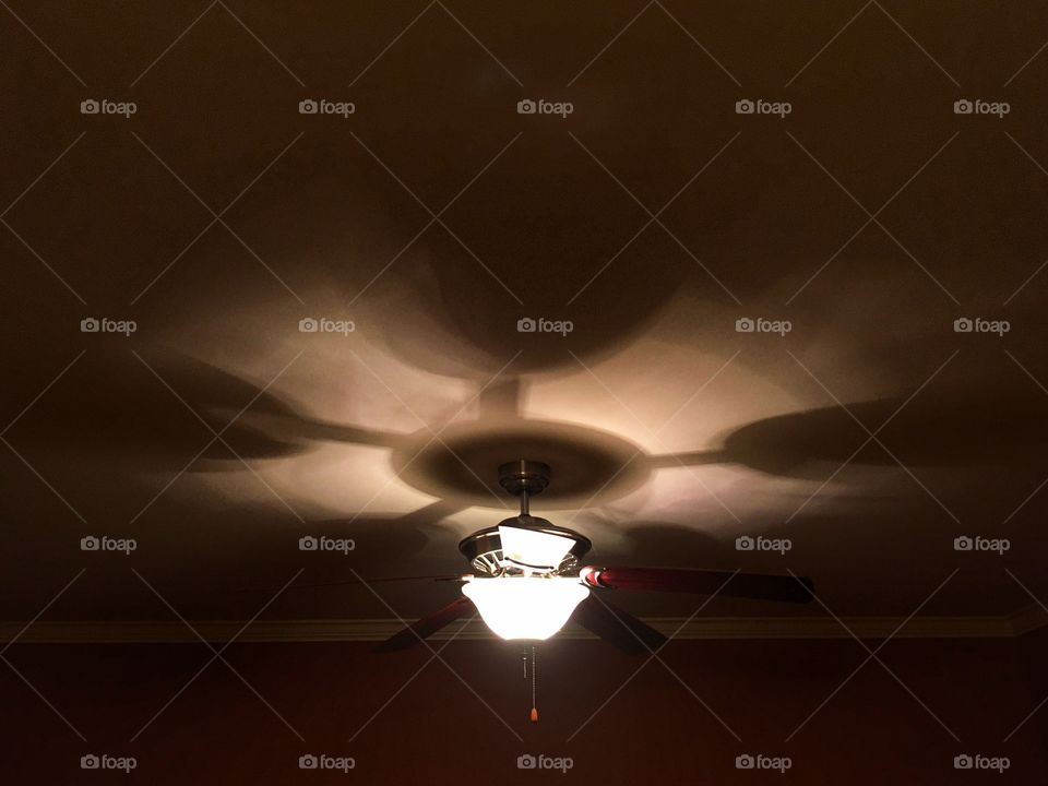 Ceiling lamp and fan