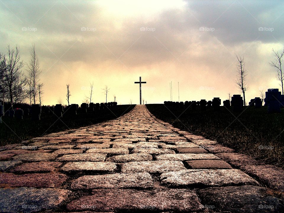 in memory. a memorial cemetery