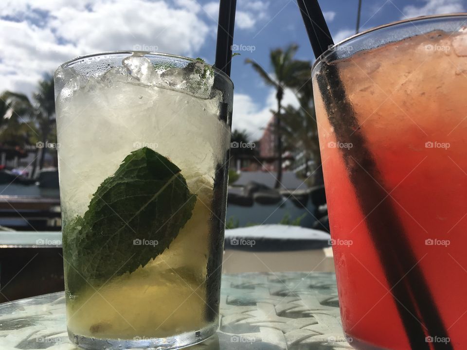 Leckerer Cocktail im Urlaub 