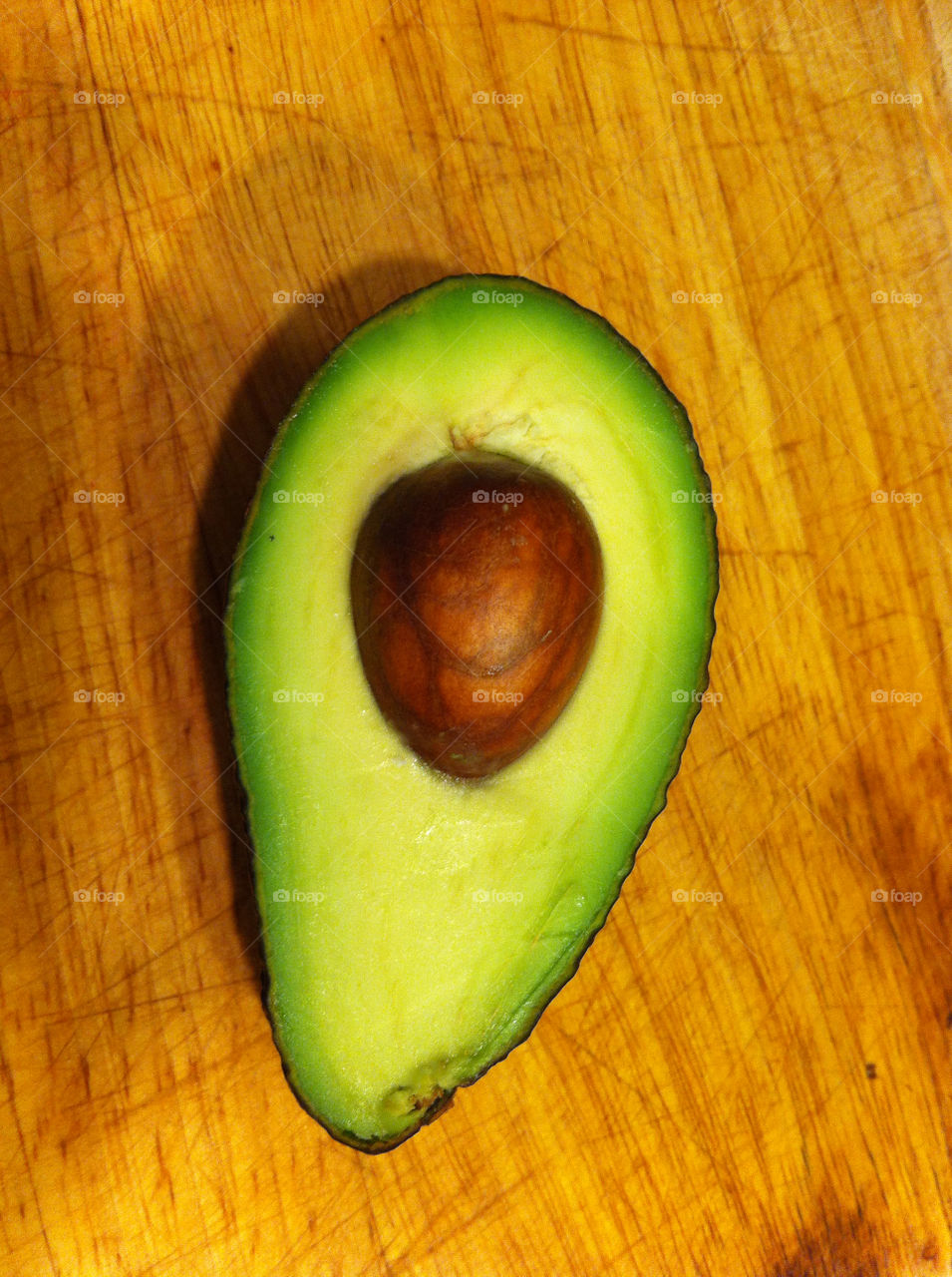 food wood avocado cutting by daflux