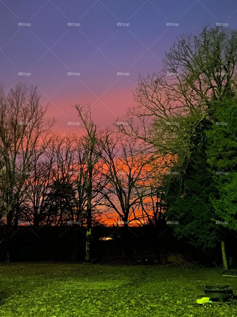 Sunset in Bradford Arkansas 