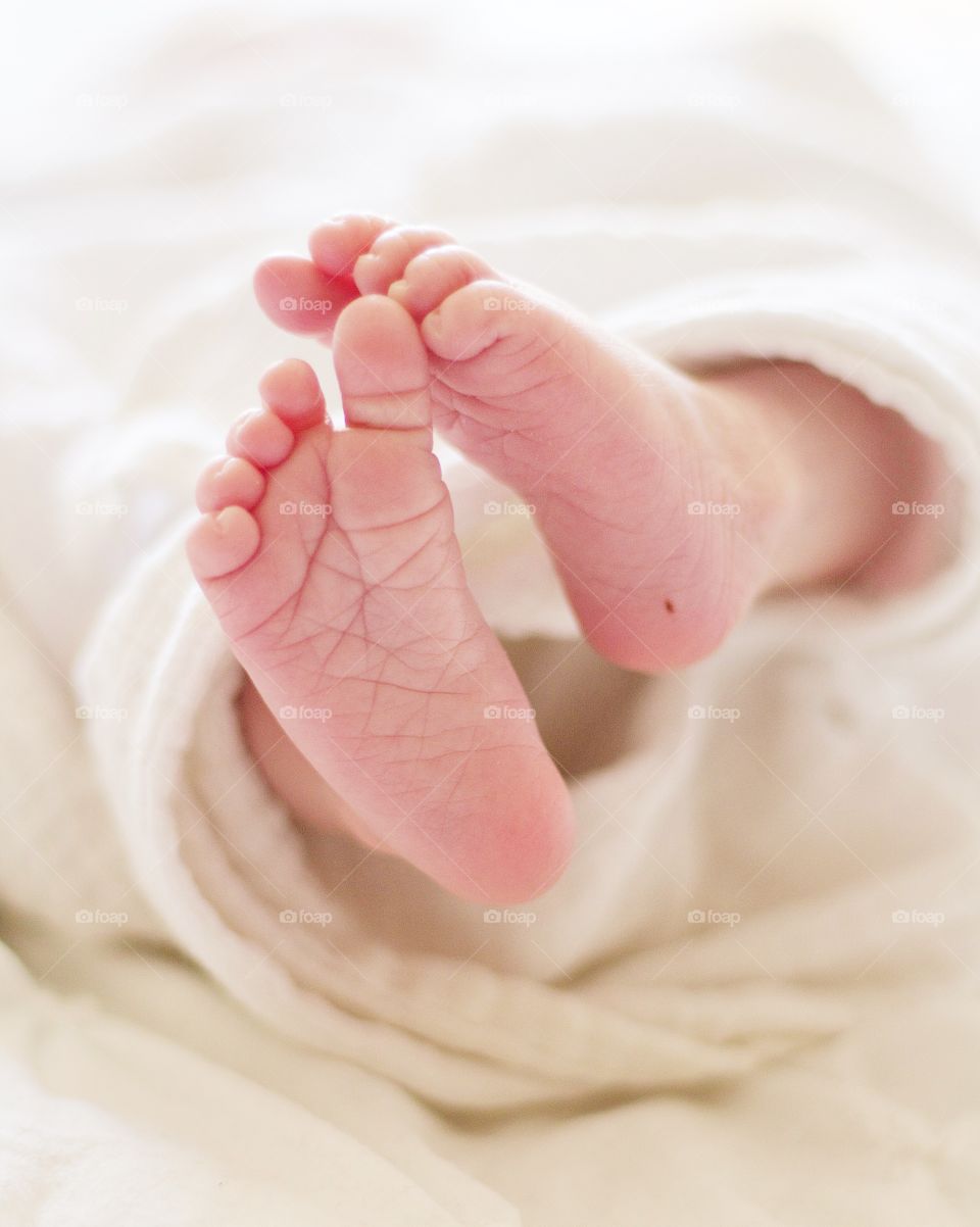 Newborn feet