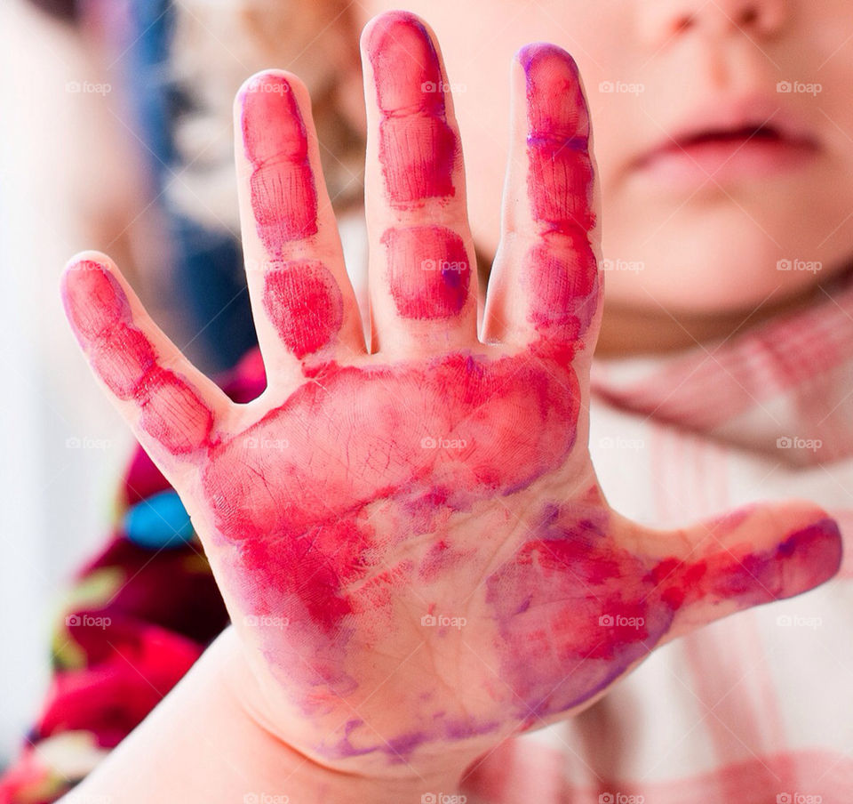 red play art kids by photocatseyes