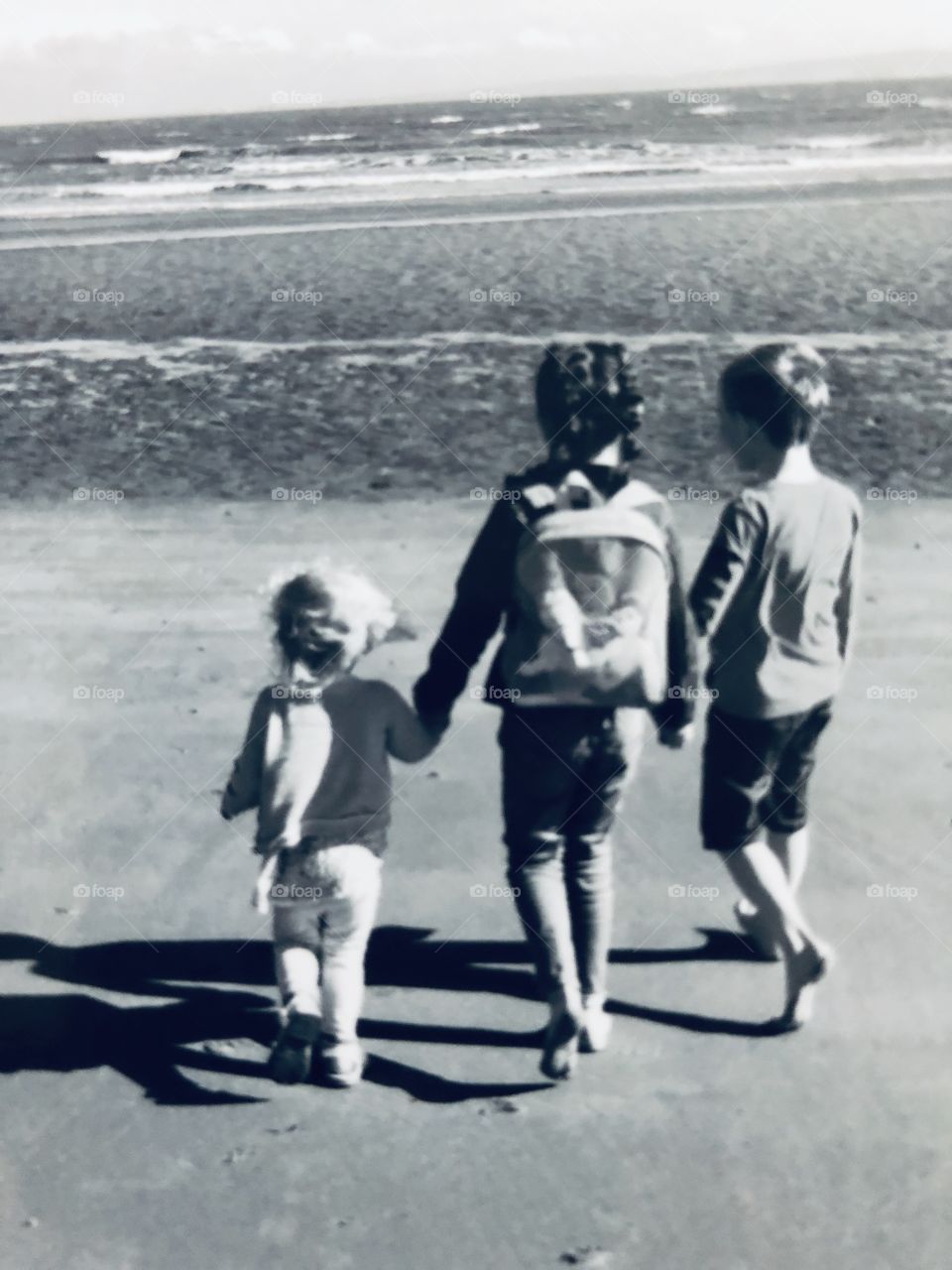 Taking a walk by the sea 