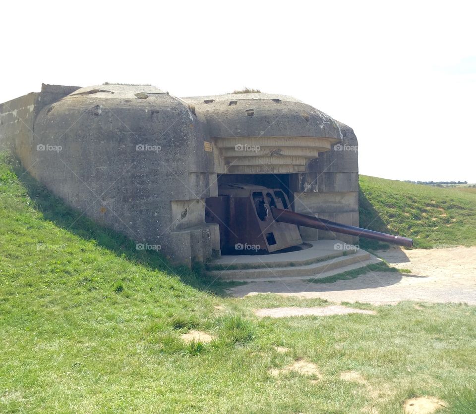 D day bunker. Bunker 