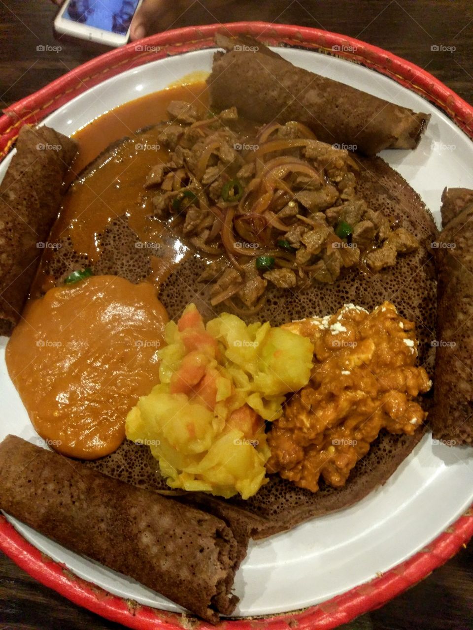 Traditional Ethiopian food