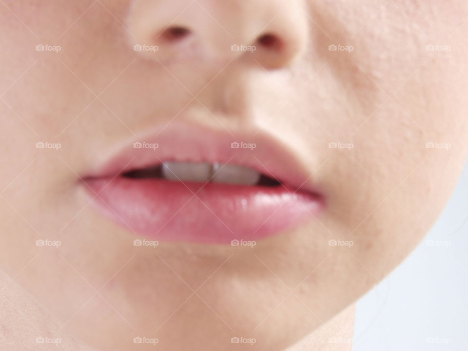 Woman Nose and Lips
