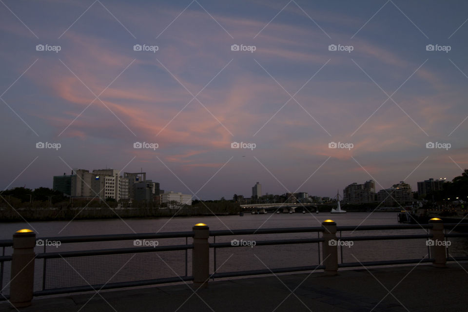 Riverfront Cloudscape 