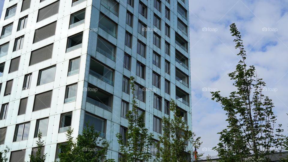 Modern architecture in Antwerp