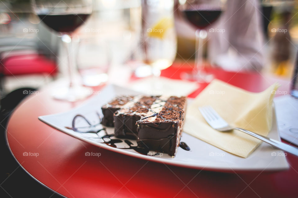 Food, Restaurant, Table, Plate, Chocolate